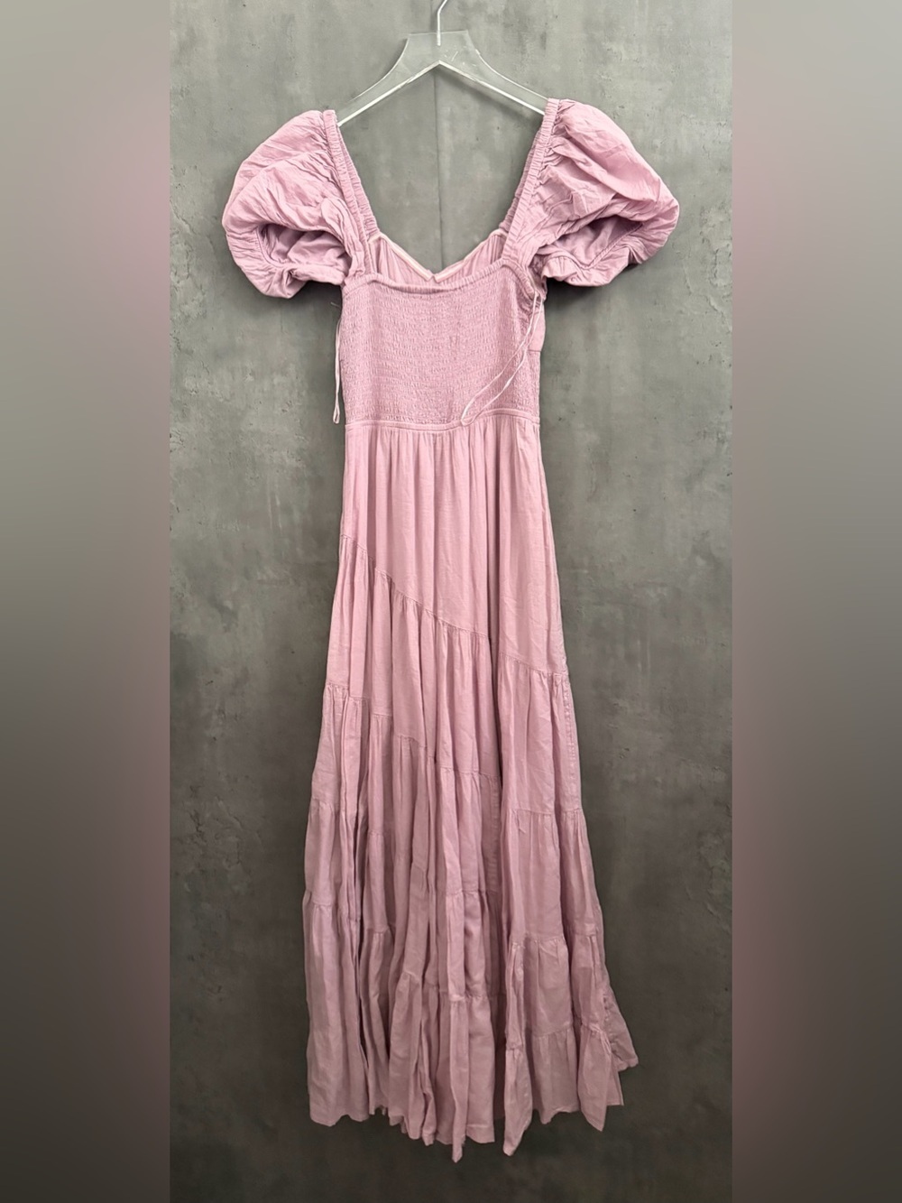 NEW Free People sundrenched short sleeve maxi dress XS B2690 - Picture 4 of 4